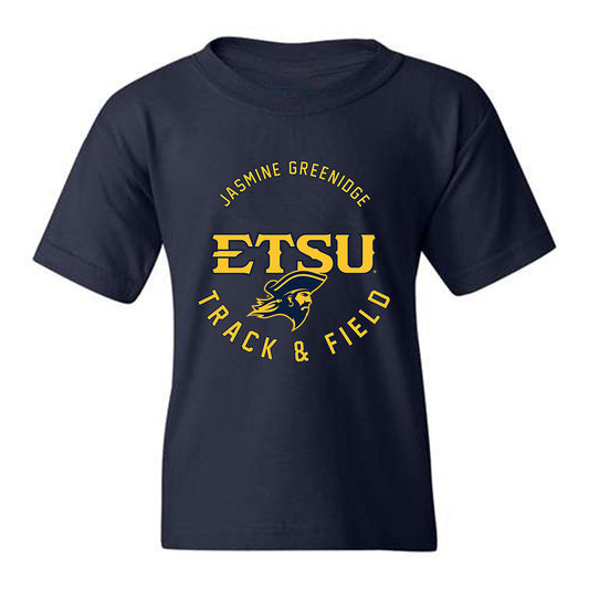 East Tennessee State - NCAA Women's Track & Field : Jasmine Greenidge - Classic Fashion Shersey Youth T-Shirt