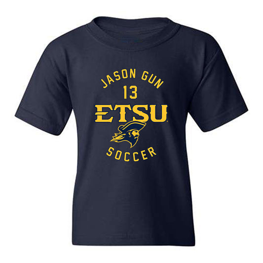 East Tennessee State - NCAA Men's Soccer : Jason Gun - Classic Fashion Shersey Youth T-Shirt-0