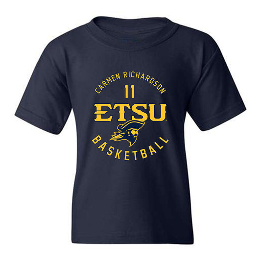 East Tennessee State - NCAA Women's Basketball : Carmen Richardson - Classic Fashion Shersey Youth T-Shirt
