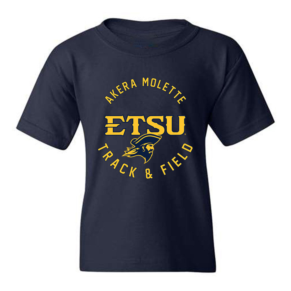 East Tennessee State - NCAA Women's Track & Field : Akera Molette - Classic Fashion Shersey Youth T-Shirt