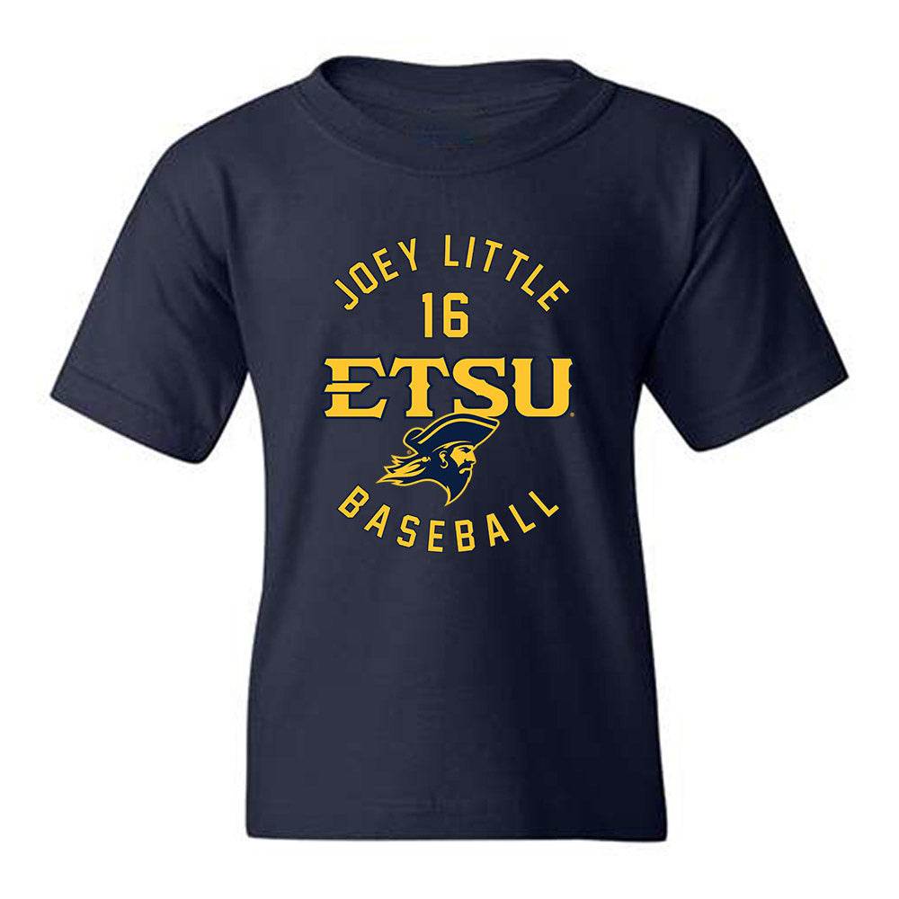 East Tennessee State - NCAA Baseball : Joey Little - Classic Fashion Shersey Youth T-Shirt-0