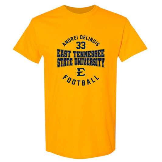 East Tennessee State - NCAA Football : Andrei Delinois - Classic Fashion Shersey T-Shirt-0
