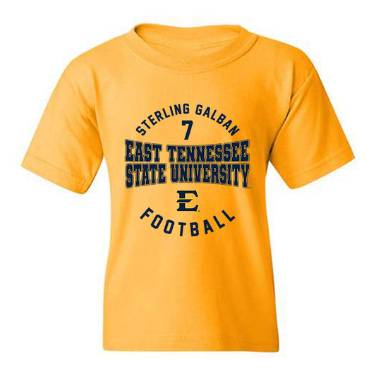 East Tennessee State - NCAA Football : Sterling Galban - Classic Fashion Shersey Youth T-Shirt-0