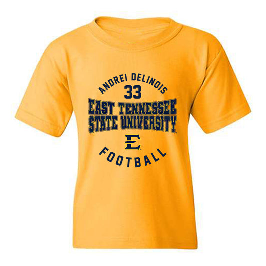 East Tennessee State - NCAA Football : Andrei Delinois - Classic Fashion Shersey Youth T-Shirt-0
