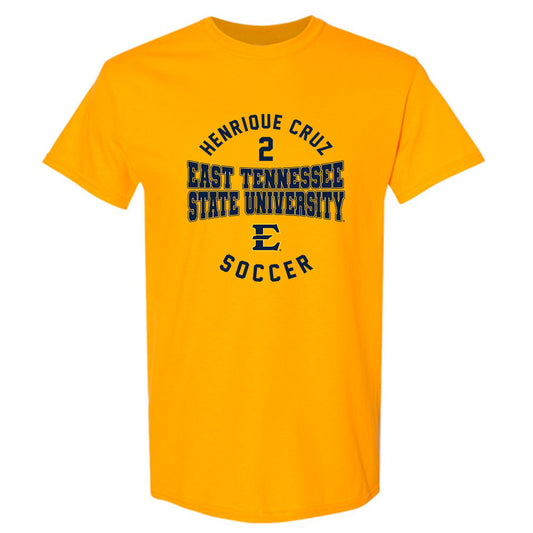 East Tennessee State - NCAA Men's Soccer : Henrique Cruz - Classic Fashion Shersey T-Shirt-0