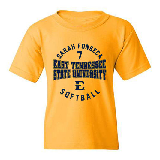 East Tennessee State - NCAA Softball : Sarah Fonseca - Classic Fashion Shersey Youth T-Shirt-0