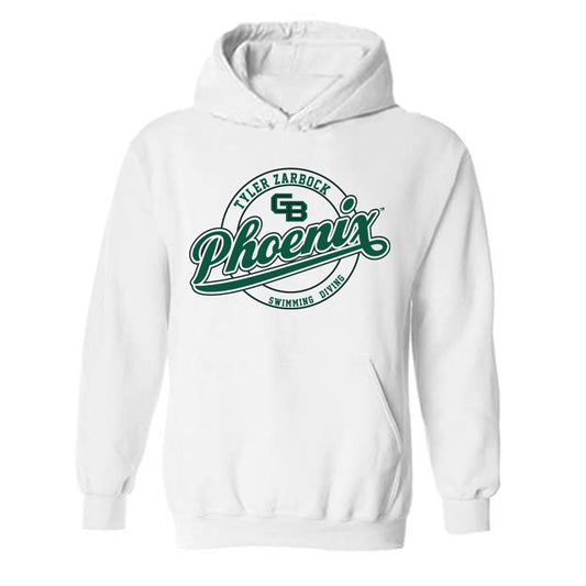 UW Green Bay - NCAA Men's Swimming & Diving : Tyler Zarbock - Classic Fashion Shersey Hooded Sweatshirt-0