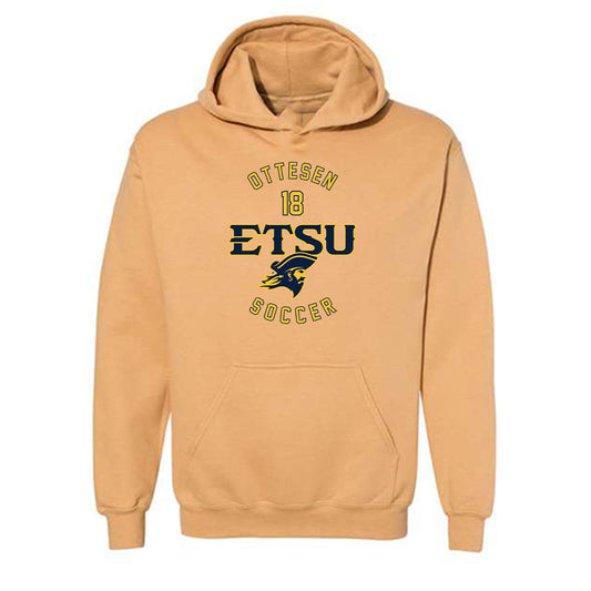 East Tennessee State - NCAA Men's Soccer : Anton Ottesen - Classic Fashion Shersey Hooded Sweatshirt-0