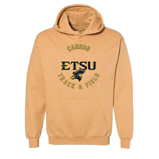 East Tennessee State - NCAA Men's Track & Field : Jake Cannon - Classic Fashion Shersey Hooded Sweatshirt