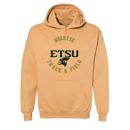 East Tennessee State - NCAA Women's Track & Field : Akera Molette - Classic Fashion Shersey Hooded Sweatshirt