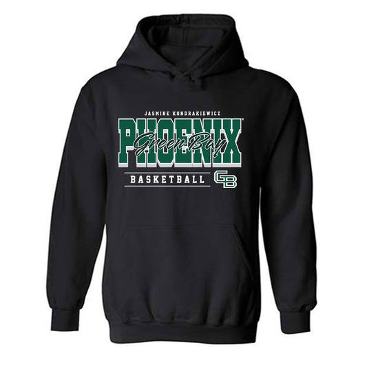 UW Green Bay - NCAA Women's Basketball : Jasmine Kondrakiewicz - Hooded Sweatshirt Classic Fashion Shersey