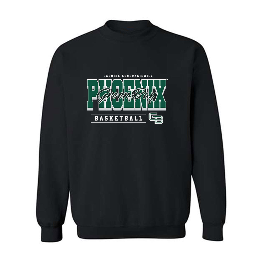 UW Green Bay - NCAA Women's Basketball : Jasmine Kondrakiewicz - Crewneck Sweatshirt Classic Fashion Shersey