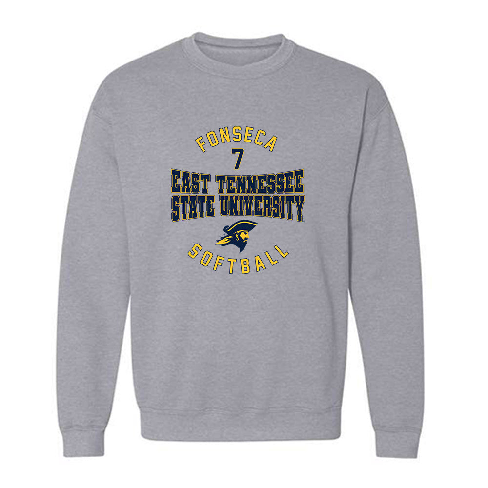 East Tennessee State - NCAA Softball : Sarah Fonseca - Classic Fashion Shersey Crewneck Sweatshirt-0