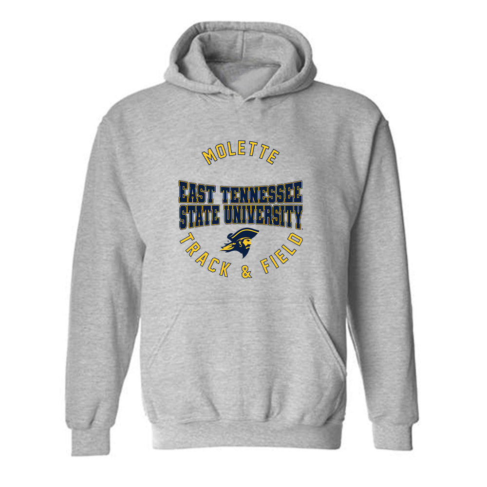 East Tennessee State - NCAA Women's Track & Field : Akera Molette - Classic Fashion Shersey Hooded Sweatshirt