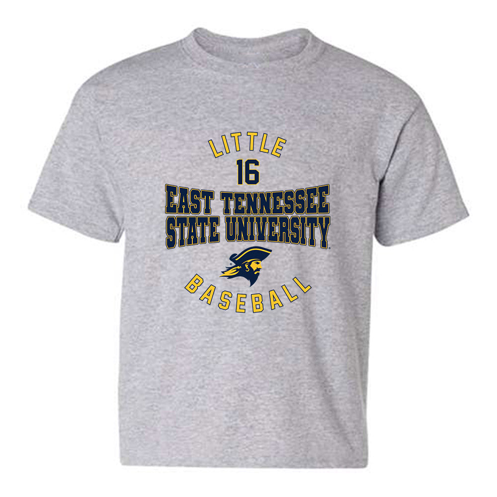East Tennessee State - NCAA Baseball : Joey Little - Classic Fashion Shersey Youth T-Shirt-0