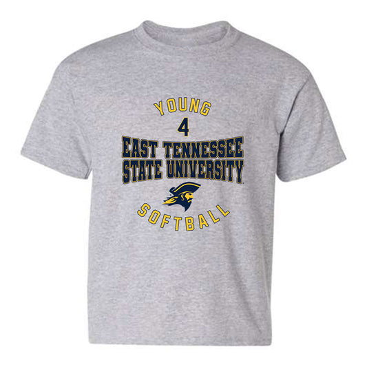 East Tennessee State - NCAA Softball : Cameron Young - Classic Fashion Shersey Youth T-Shirt