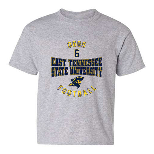 East Tennessee State - NCAA Football : Jivon Oggs - Classic Fashion Shersey Youth T-Shirt-0
