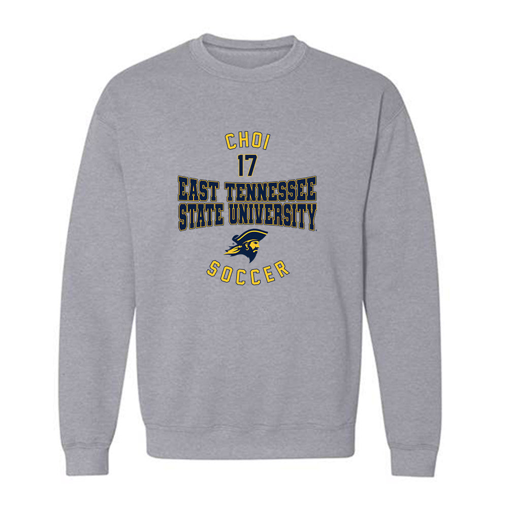 East Tennessee State - NCAA Men's Soccer : Jimmy Choi - Classic Fashion Shersey Crewneck Sweatshirt