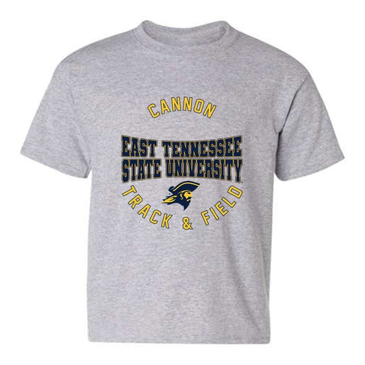 East Tennessee State - NCAA Men's Track & Field : Jake Cannon - Classic Fashion Shersey Youth T-Shirt