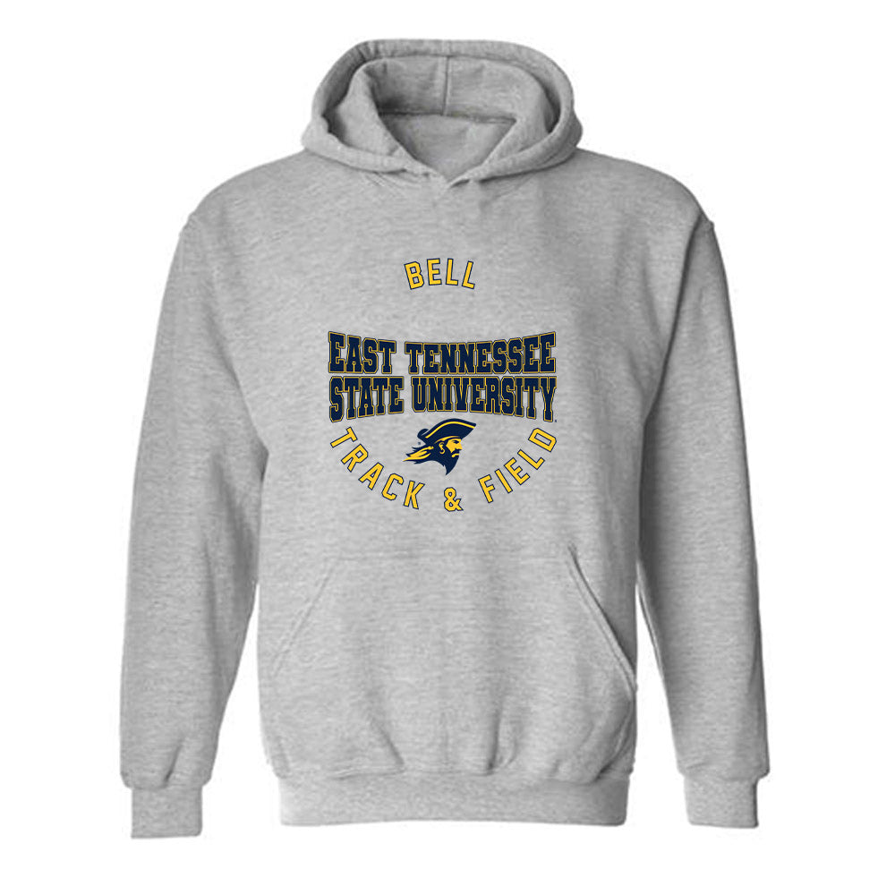 East Tennessee State - NCAA Men's Track & Field : Brent Bell - Classic Fashion Shersey Hooded Sweatshirt-0