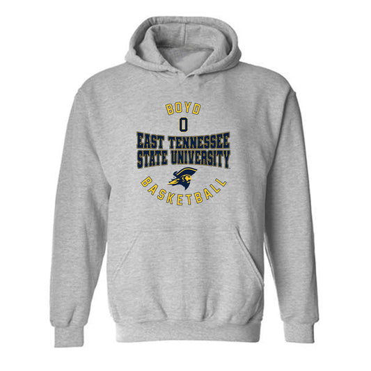 East Tennessee State - NCAA Men's Basketball : Karon Boyd - Classic Fashion Shersey Hooded Sweatshirt