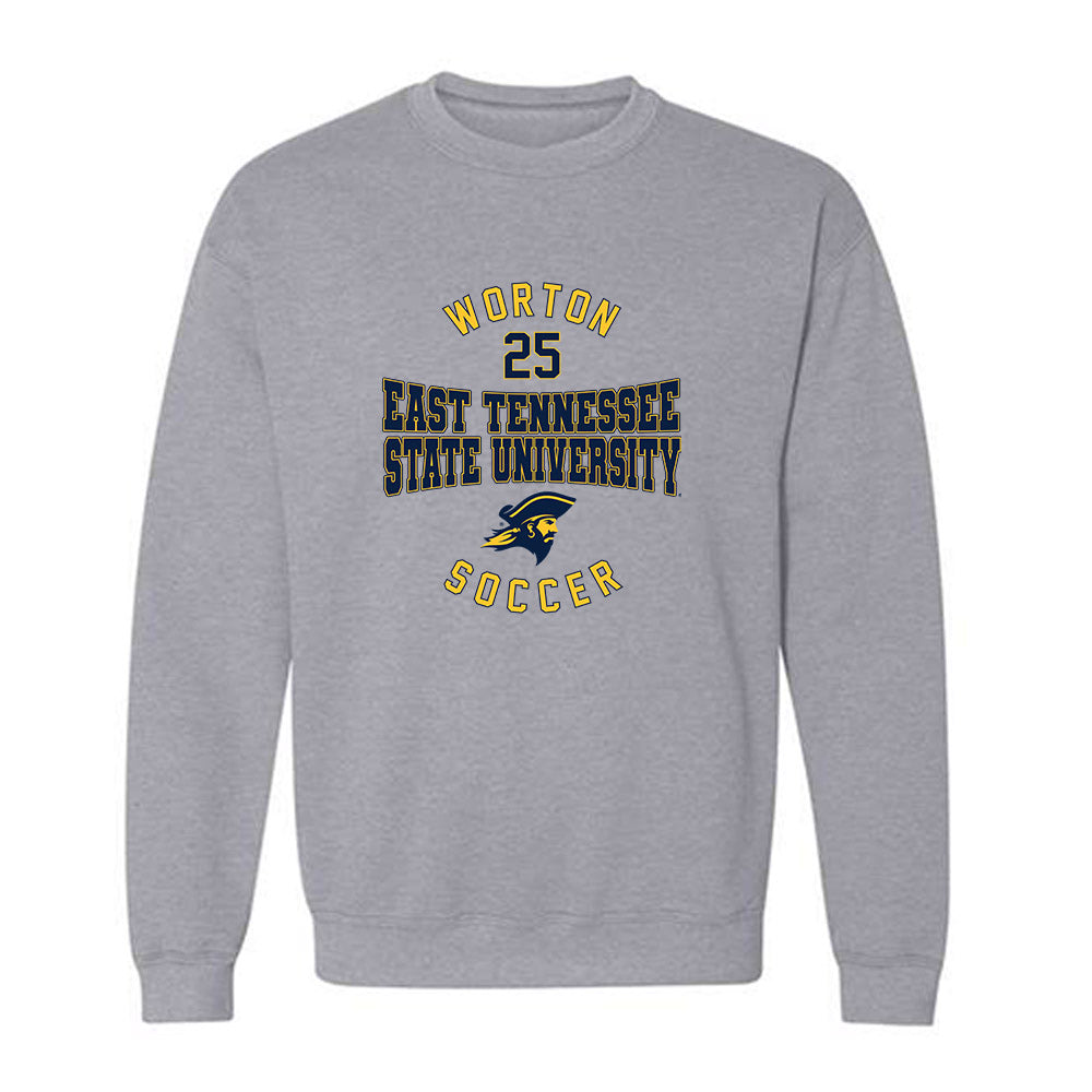 East Tennessee State - NCAA Men's Soccer : Shewit Worton - Classic Fashion Shersey Crewneck Sweatshirt-0