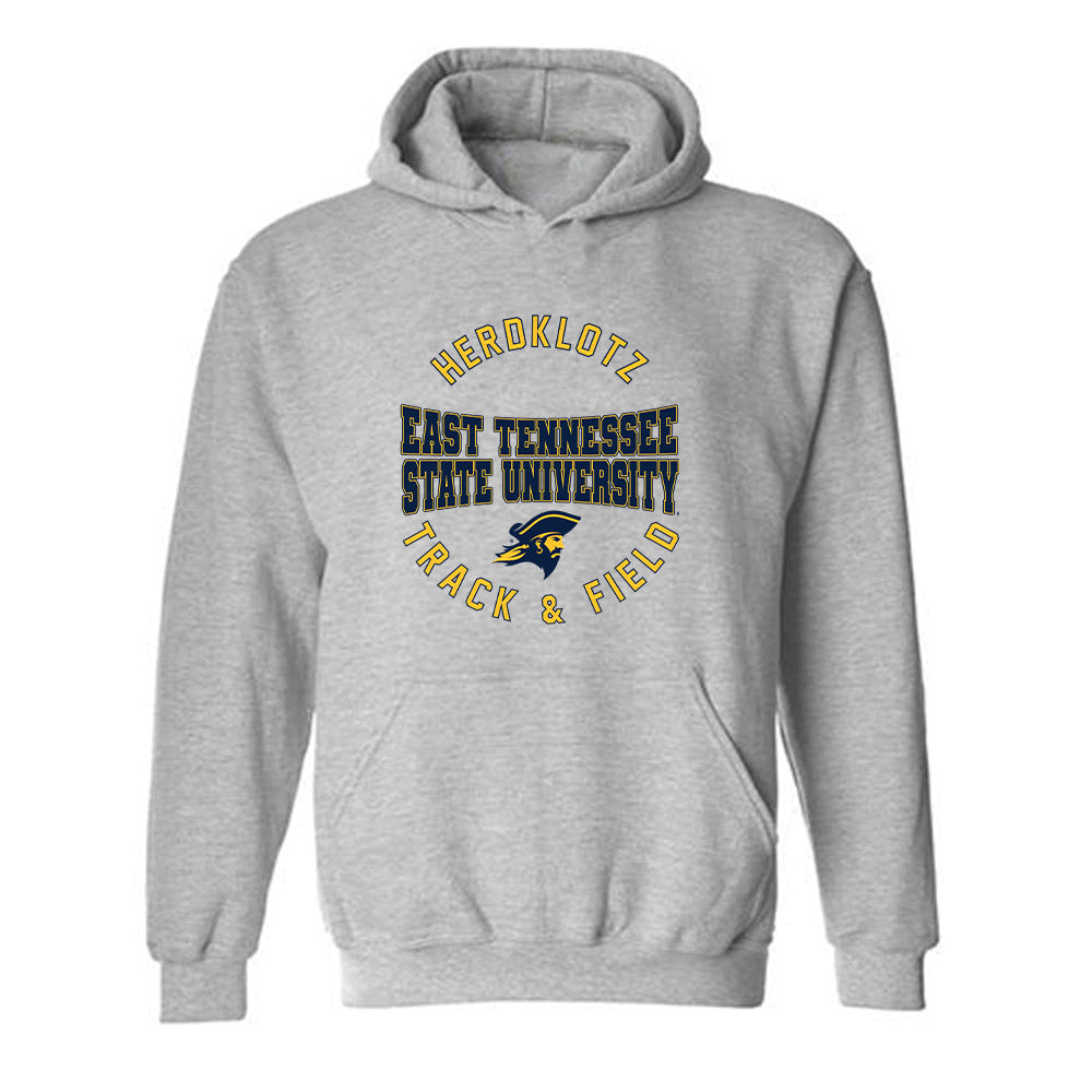 East Tennessee State - NCAA Women's Track & Field : Renn Herdklotz - Classic Fashion Shersey Hooded Sweatshirt-0