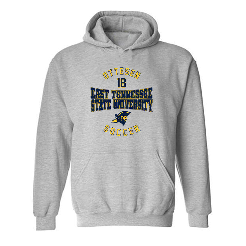 East Tennessee State - NCAA Men's Soccer : Anton Ottesen - Classic Fashion Shersey Hooded Sweatshirt-0