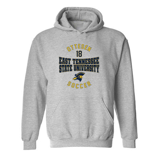 East Tennessee State - NCAA Men's Soccer : Anton Ottesen - Classic Fashion Shersey Hooded Sweatshirt-0