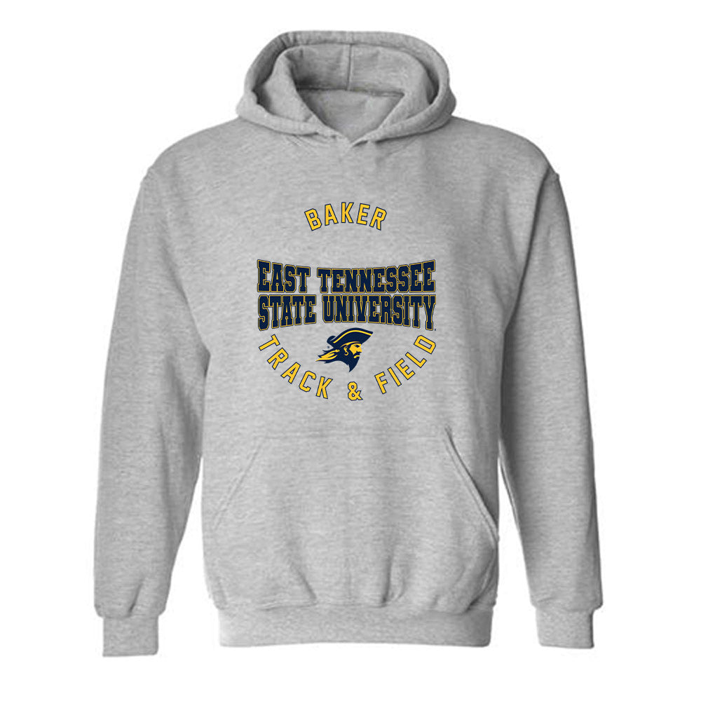 East Tennessee State - NCAA Women's Track & Field : Bri Baker - Classic Fashion Shersey Hooded Sweatshirt-0