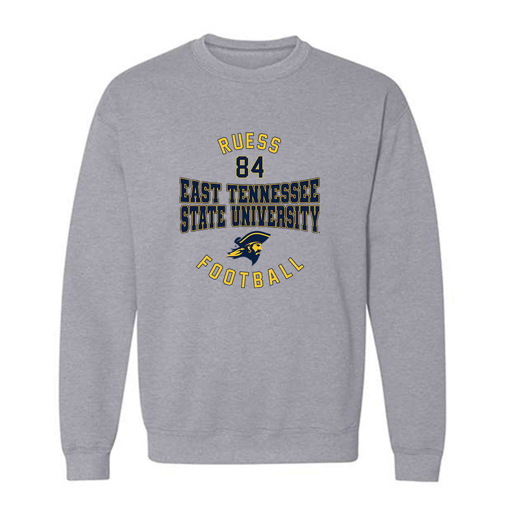 East Tennessee State - NCAA Football : Eric Ruess - Classic Fashion Shersey Crewneck Sweatshirt