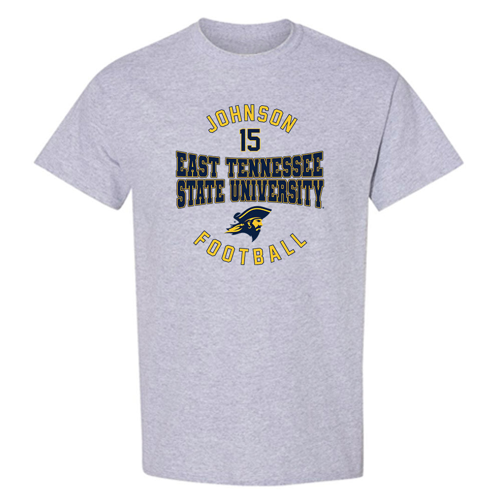 East Tennessee State - NCAA Football : Ewan Johnson - Classic Fashion Shersey T-Shirt