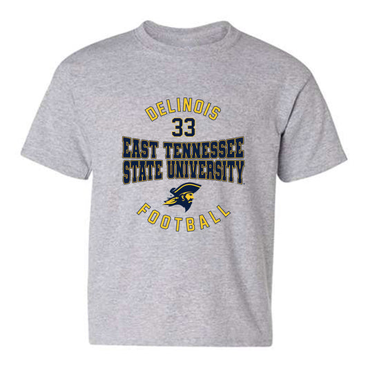 East Tennessee State - NCAA Football : Andrei Delinois - Classic Fashion Shersey Youth T-Shirt-0