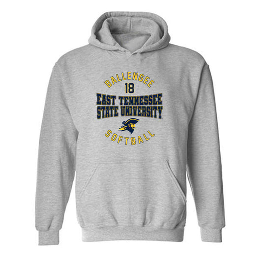 East Tennessee State - NCAA Softball : Quinn Ballengee - Classic Fashion Shersey Hooded Sweatshirt