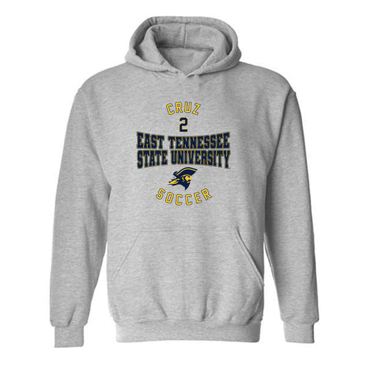East Tennessee State - NCAA Men's Soccer : Henrique Cruz - Classic Fashion Shersey Hooded Sweatshirt-0