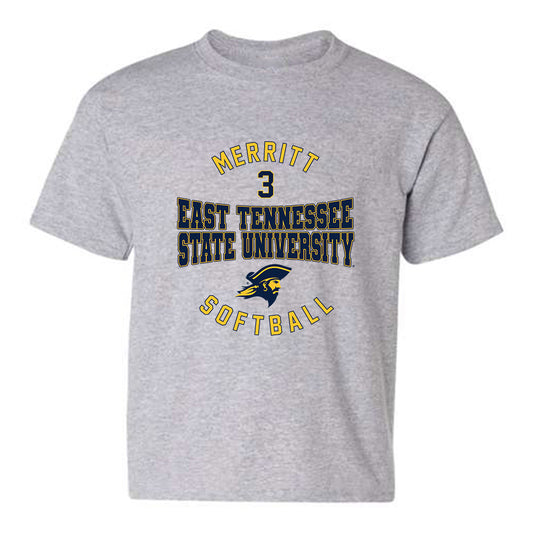 East Tennessee State - NCAA Softball : Addison Merritt - Classic Fashion Shersey Youth T-Shirt