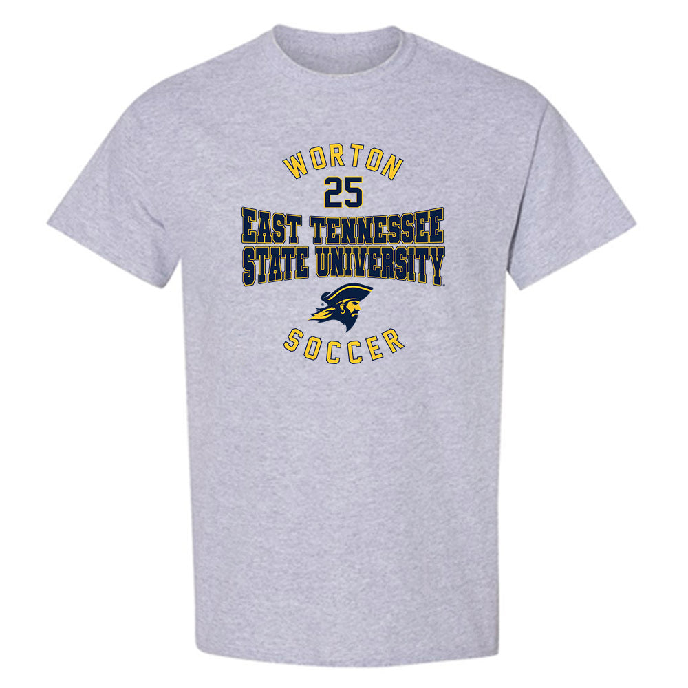 East Tennessee State - NCAA Men's Soccer : Shewit Worton - Classic Fashion Shersey T-Shirt-0