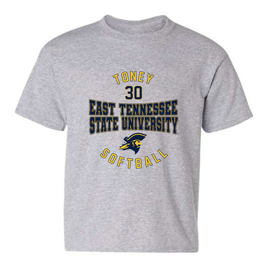 East Tennessee State - NCAA Softball : Addison Toney - Classic Fashion Shersey Youth T-Shirt