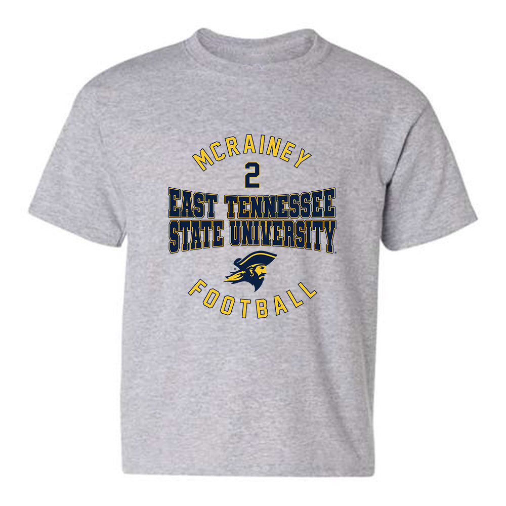 East Tennessee State - NCAA Football : William McRainey - Classic Fashion Shersey Youth T-Shirt