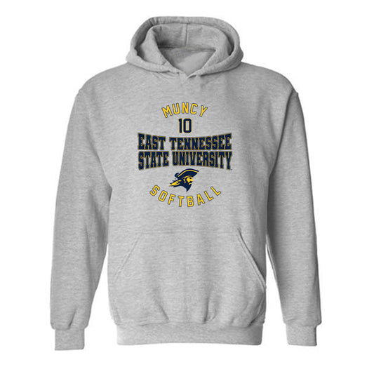 East Tennessee State - NCAA Softball : Eden Muncy - Classic Fashion Shersey Hooded Sweatshirt