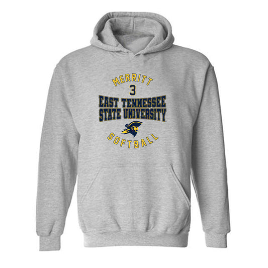 East Tennessee State - NCAA Softball : Addison Merritt - Classic Fashion Shersey Hooded Sweatshirt