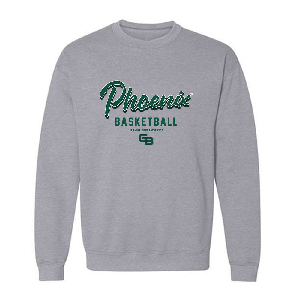 UW Green Bay - NCAA Women's Basketball : Jasmine Kondrakiewicz - Crewneck Sweatshirt Classic Fashion Shersey