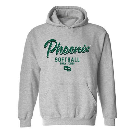 UW Green Bay - NCAA Softball : Emily Jones - Classic Fashion Shersey Hooded Sweatshirt
