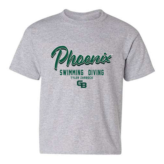 UW Green Bay - NCAA Men's Swimming & Diving : Tyler Zarbock - Classic Fashion Shersey Youth T-Shirt-0