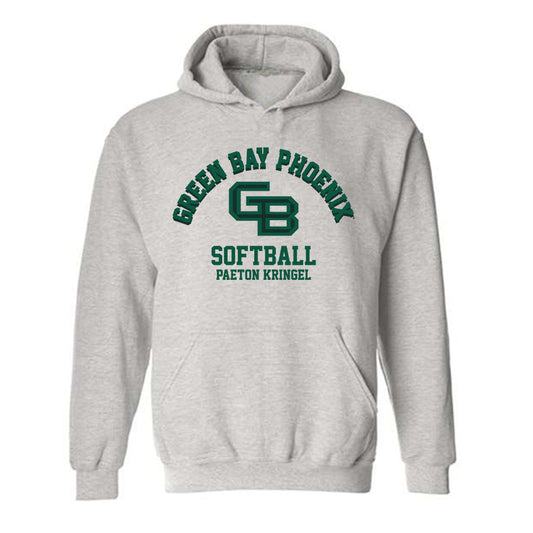 UW Green Bay - NCAA Softball : Paeton Kringel - Classic Fashion Shersey Hooded Sweatshirt