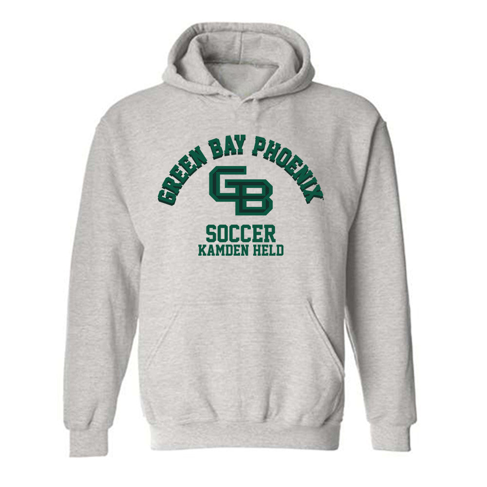 UW Green Bay - NCAA Men's Soccer : Kamden Held - Classic Fashion Shersey Hooded Sweatshirt-0