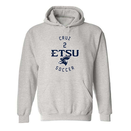 East Tennessee State - NCAA Men's Soccer : Henrique Cruz - Classic Fashion Shersey Hooded Sweatshirt-0
