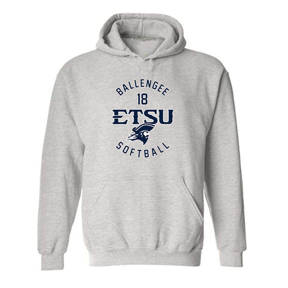 East Tennessee State - NCAA Softball : Quinn Ballengee - Classic Fashion Shersey Hooded Sweatshirt