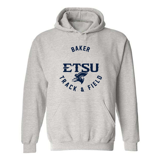 East Tennessee State - NCAA Women's Track & Field : Bri Baker - Classic Fashion Shersey Hooded Sweatshirt-0