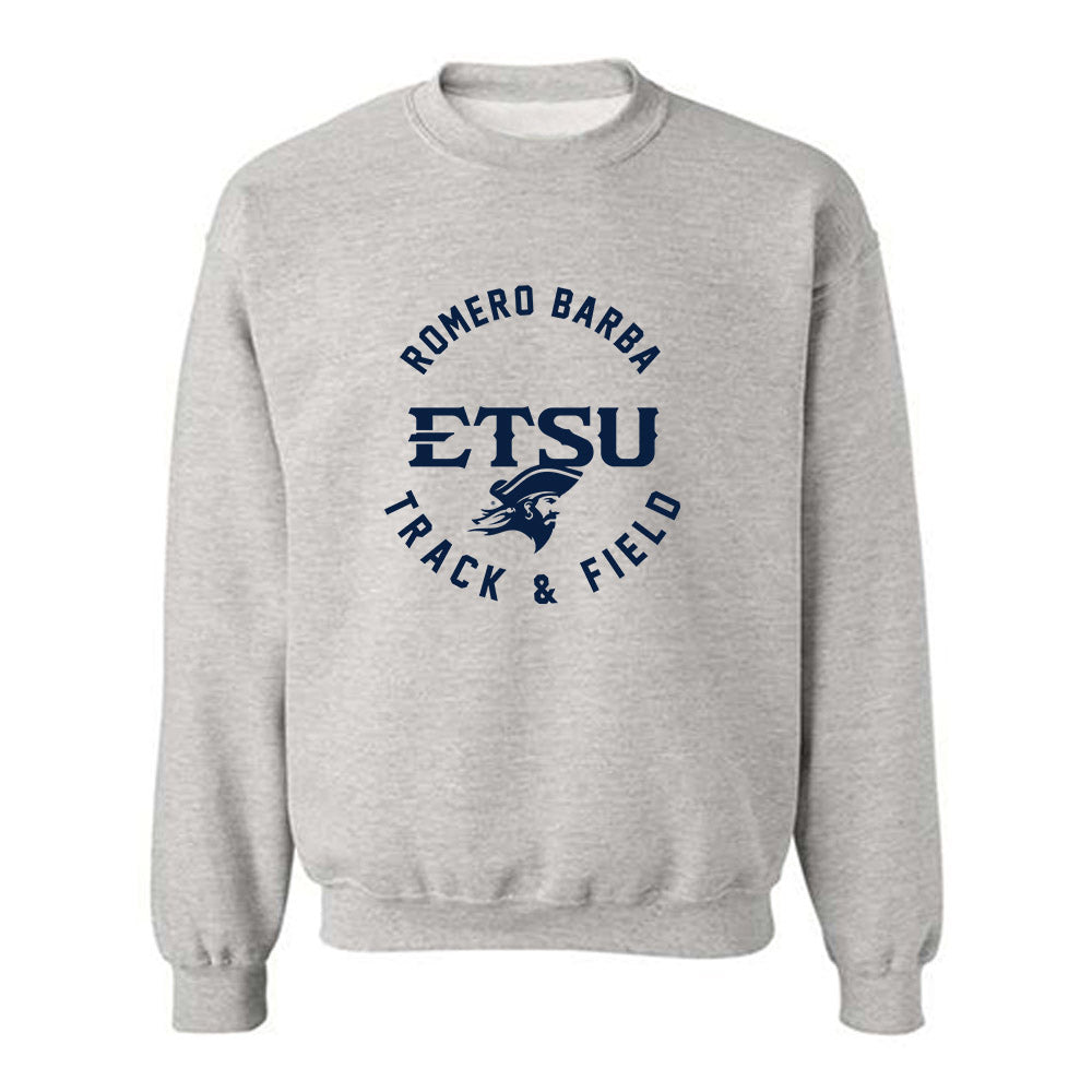 East Tennessee State - NCAA Women's Track & Field : Frania Romero Barba - Classic Fashion Shersey Crewneck Sweatshirt-0